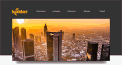 Desktop Screenshot of koehler-ffm.de