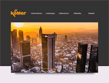 Tablet Screenshot of koehler-ffm.de
